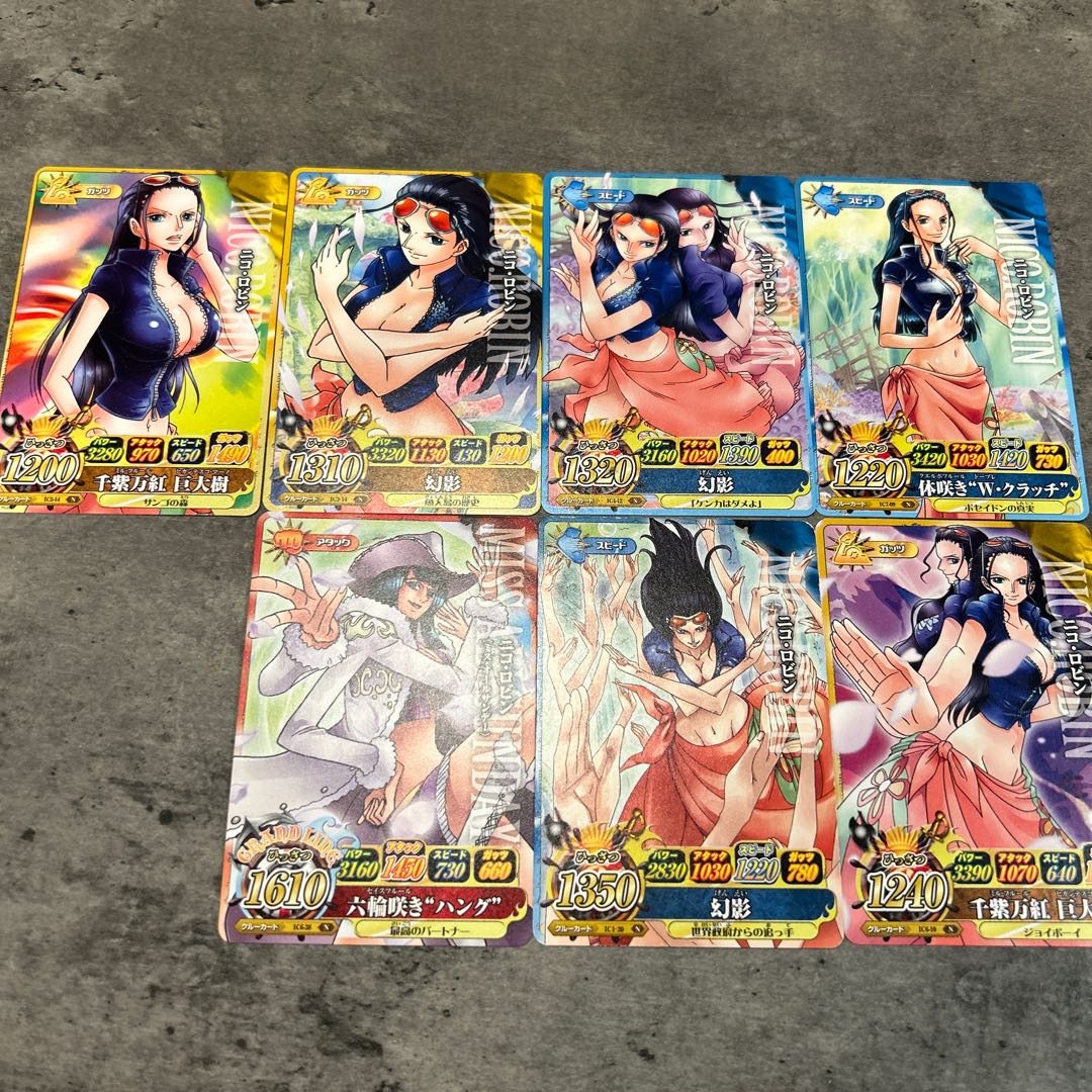 Wompy Belly Match IC Nico Robin N, set of 7