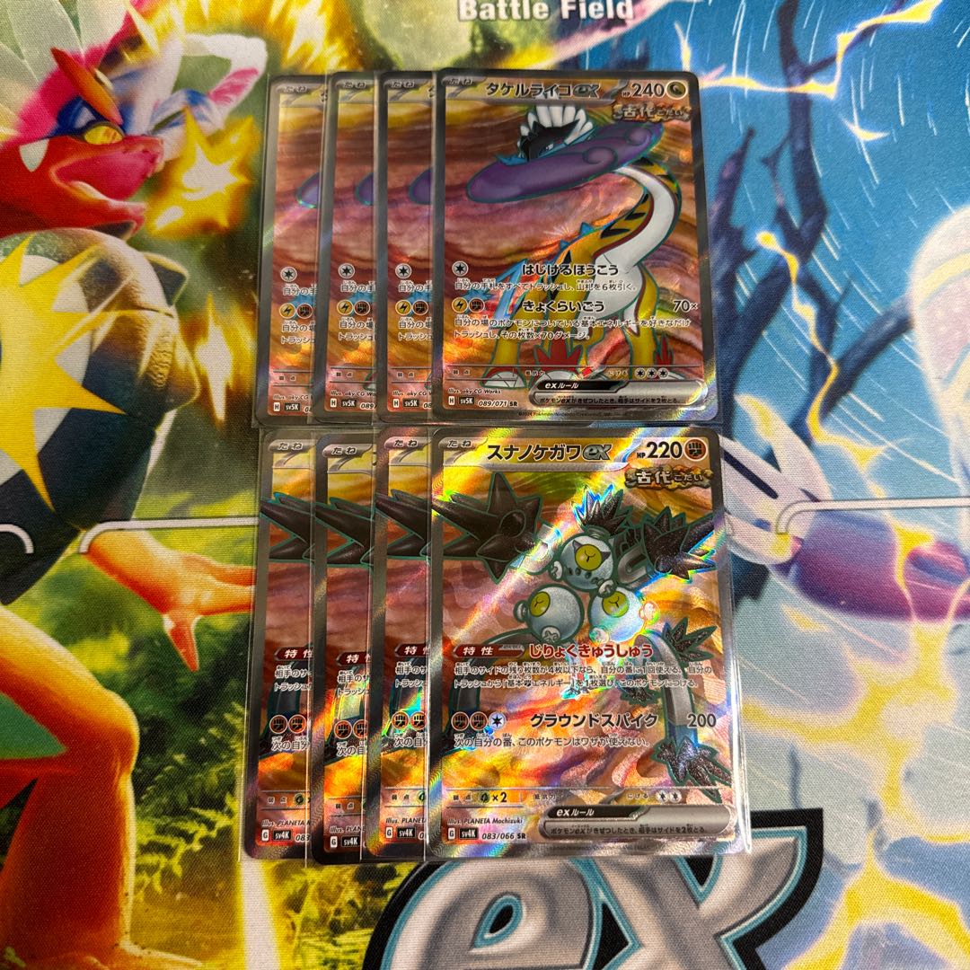 タケルライコex スナノケガワex SR