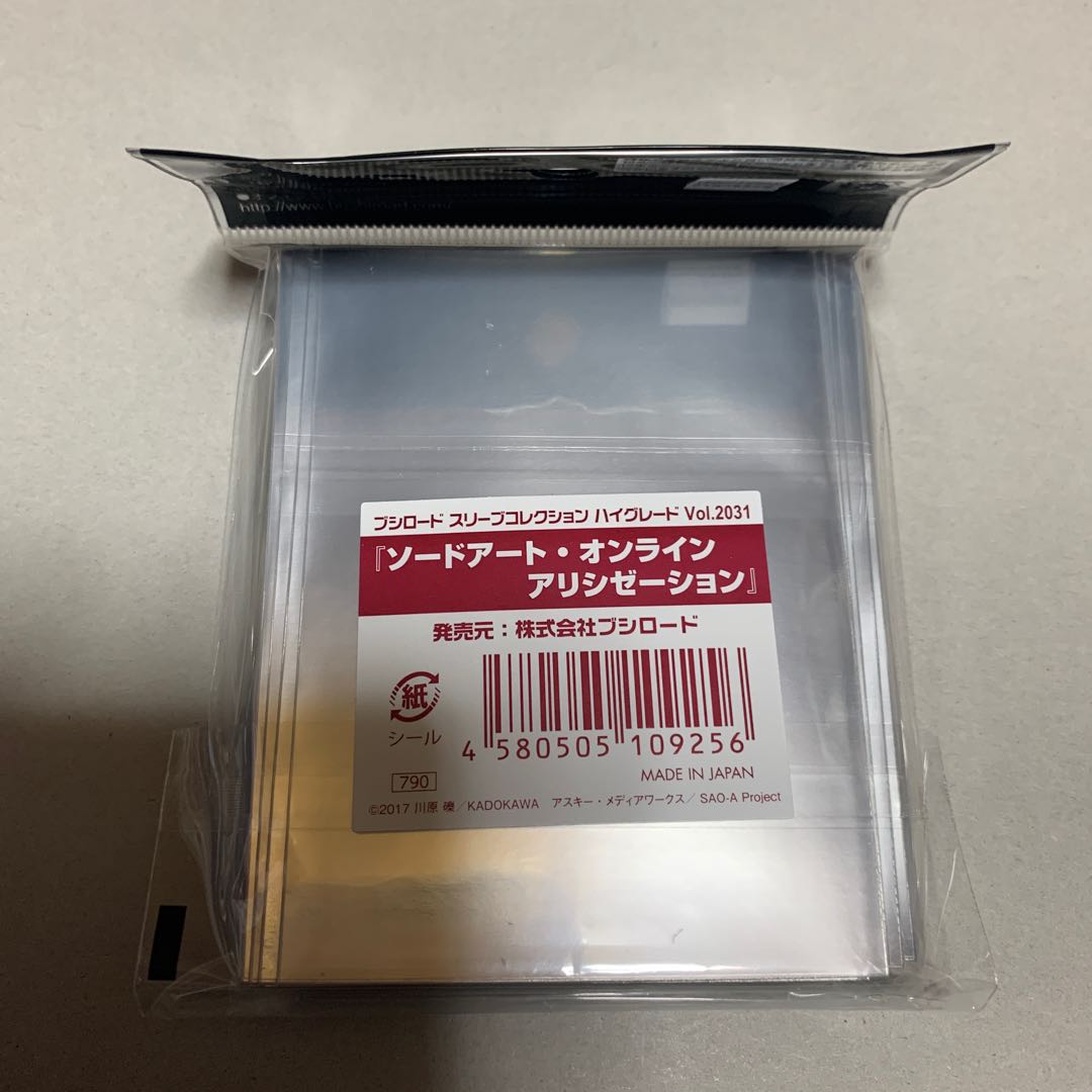 SAO アリシゼーション スリーブ 未開封