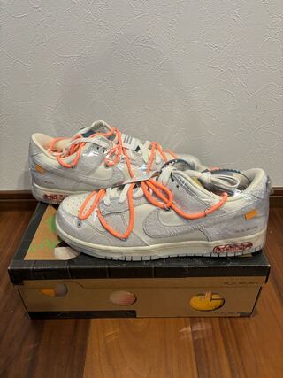 Off-White × Nike Dunk Low 1 OF 50 "19"  28cm