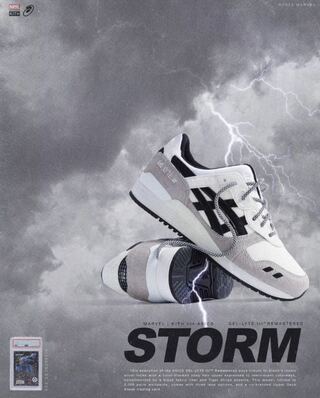 ASICS Gel-Lyte III '07 Remastered Kith Marvel X-Men Storm Opened Box 28cm