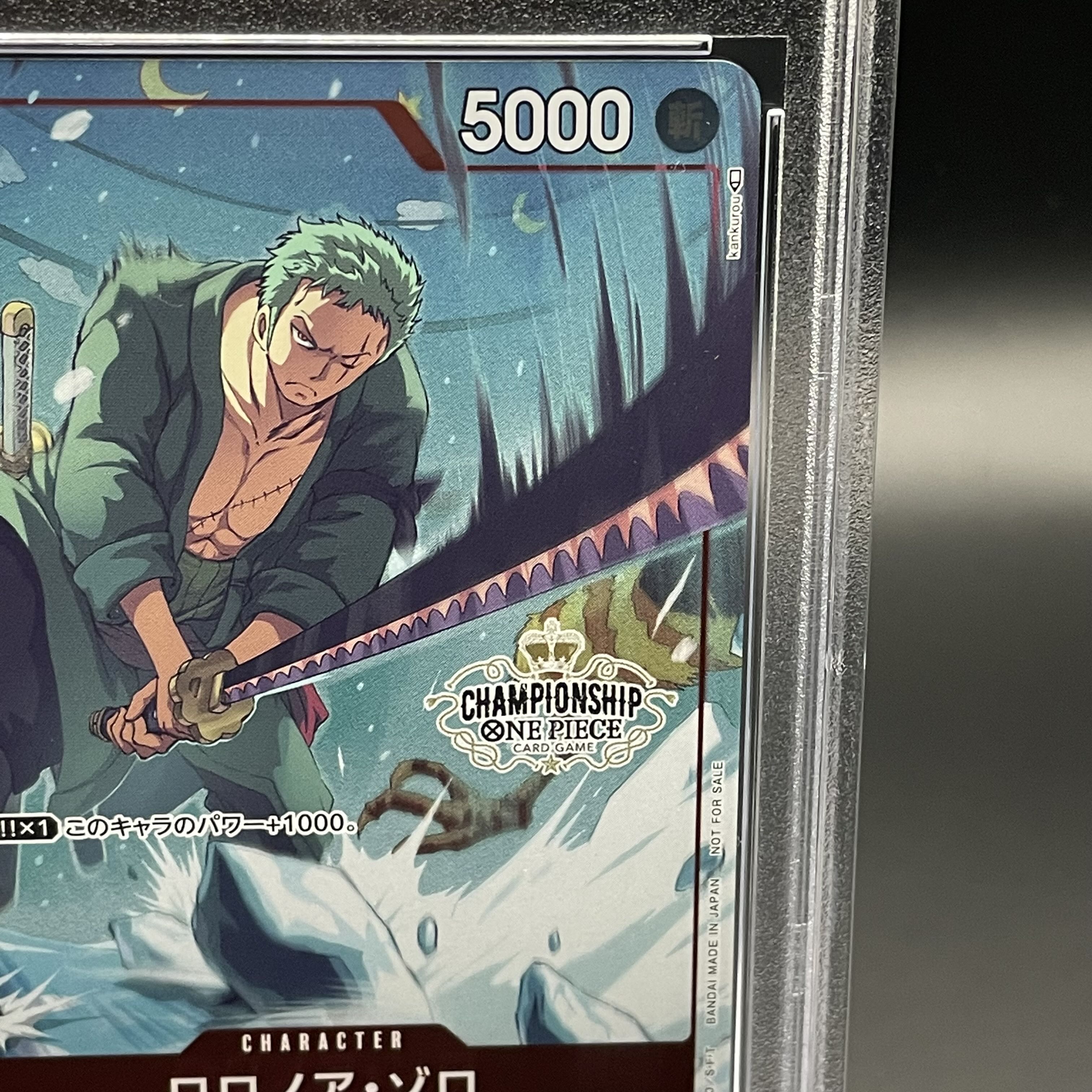 PSA10] Roronoa Zoro Championship 2022 Promo - Opened PROMO ST01-013