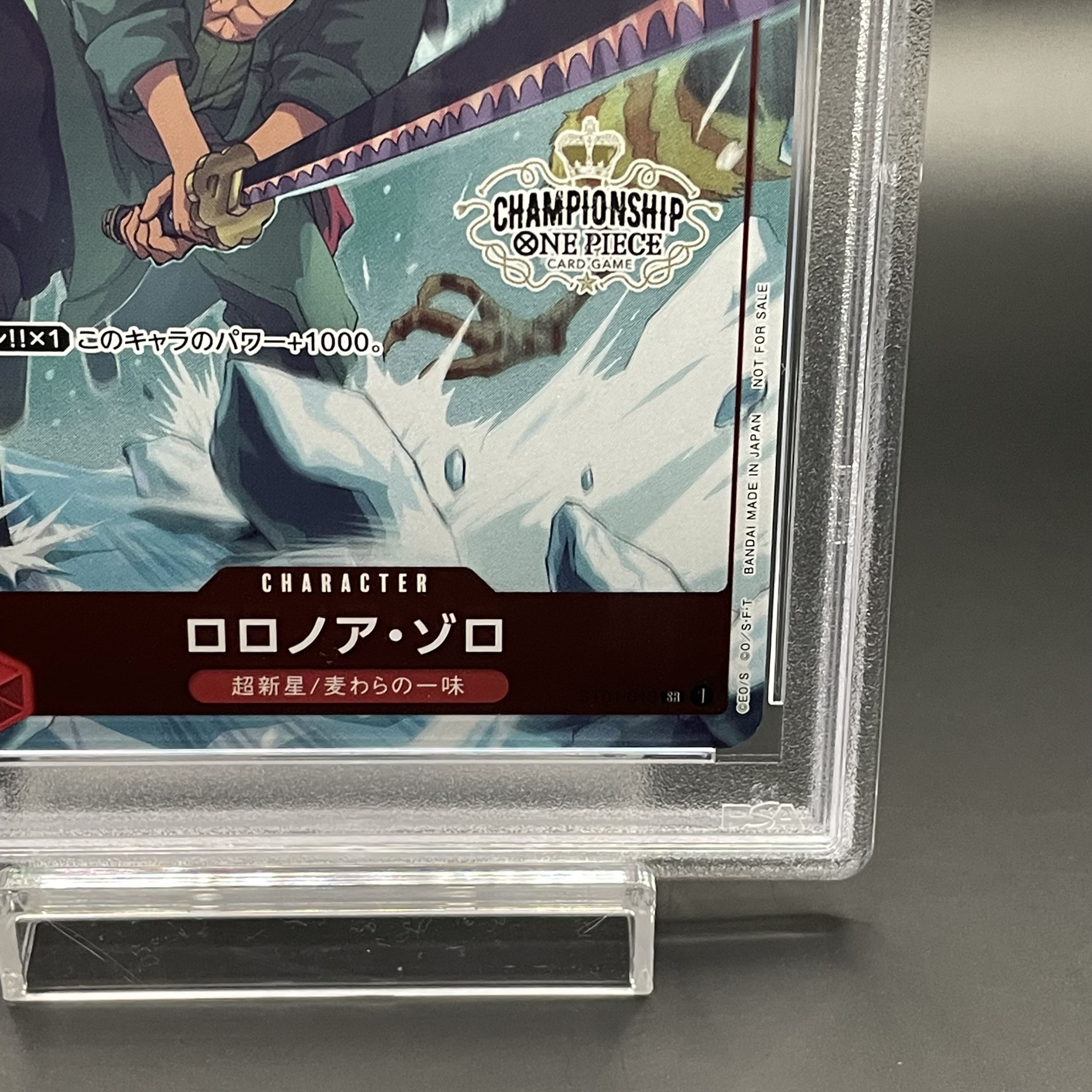 PSA10] Roronoa Zoro Championship 2022 Promo - Opened PROMO ST01-013