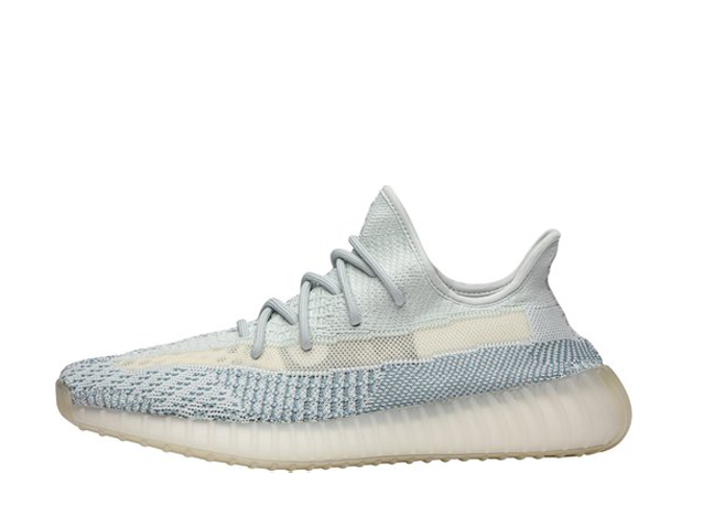 Adidas Easy Boost 350 V2 Glow "Cloudhoe Wight/Gray" 28cm