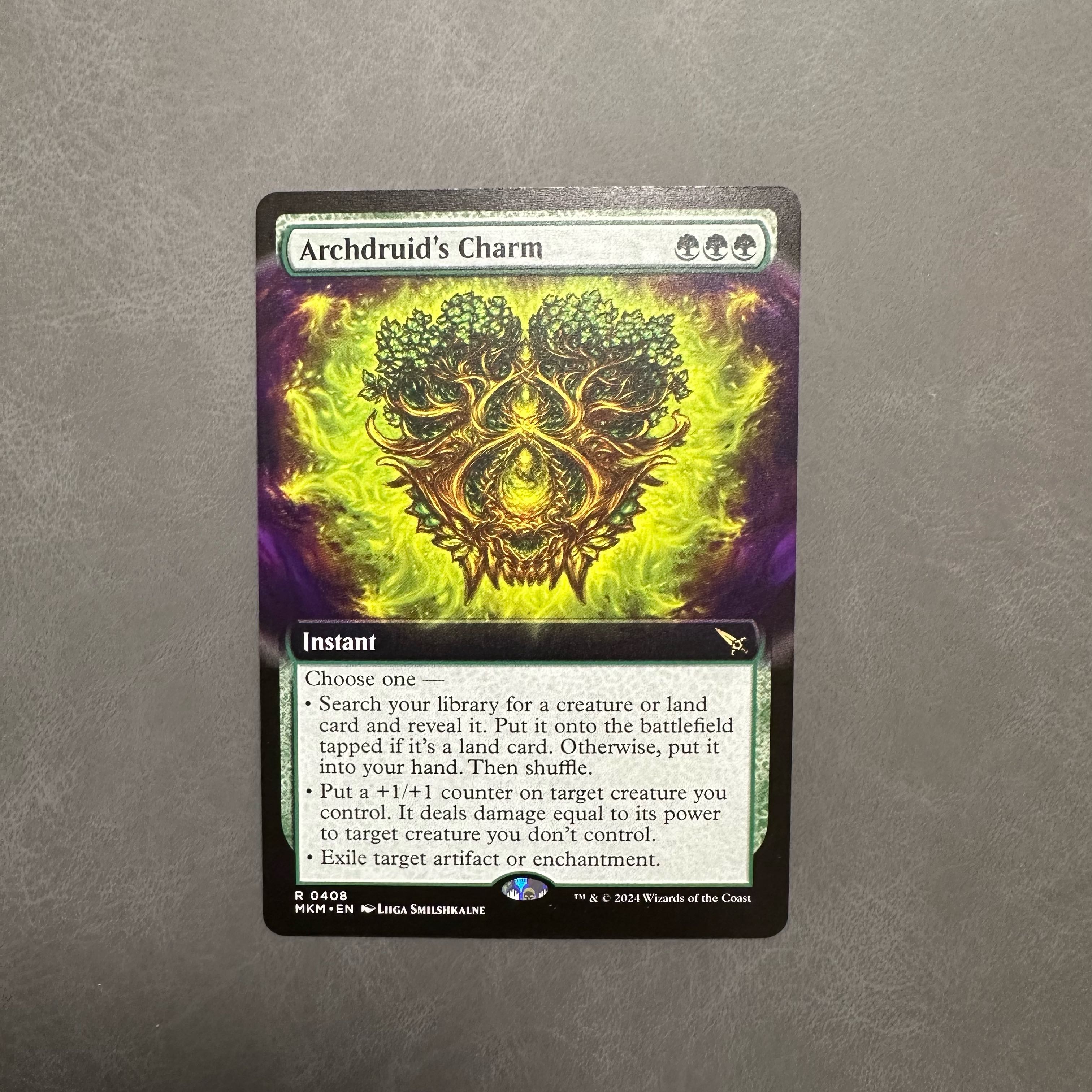 大ドルイドの魔除け/Archdruid's Charm 英語 拡張枠 MKM-BF