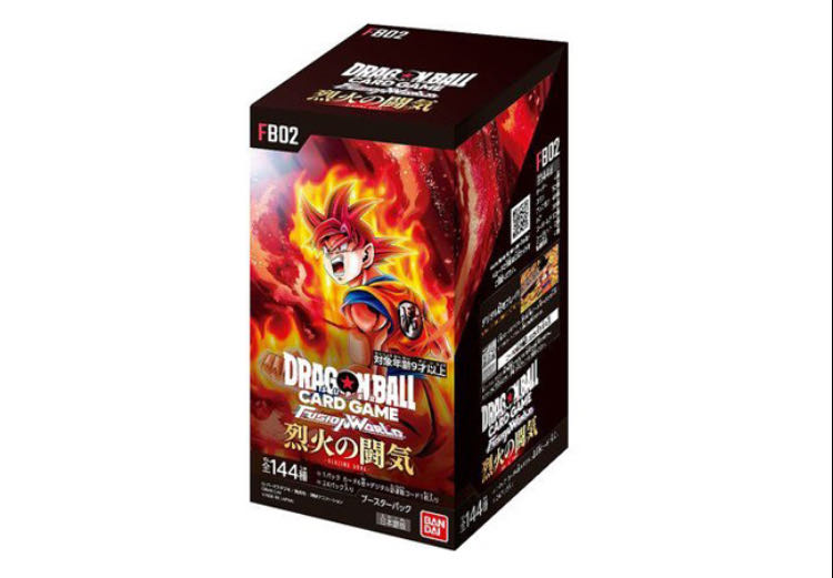Dragon Ball Fusion World Flareon Pack - Fighting Spirit of Fire [FB02] Unopened BOX 1BOX