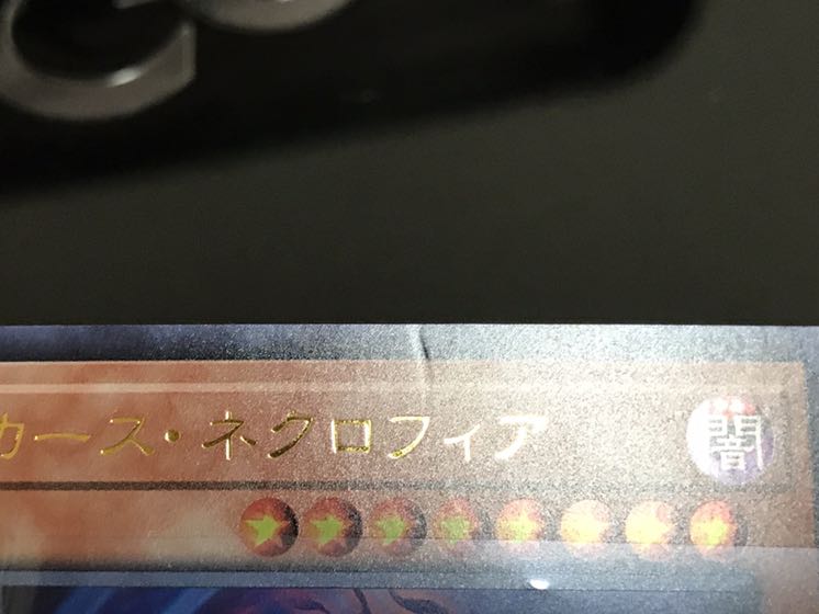 カース・ネクロフィア 2枚 傷有