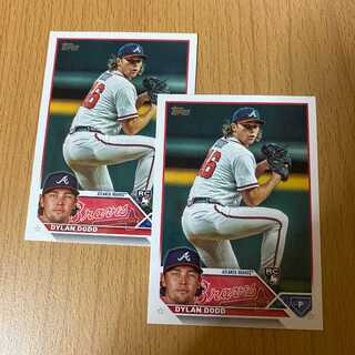 Dylan Doddルーキーカード2枚 Atlanta Braves RC