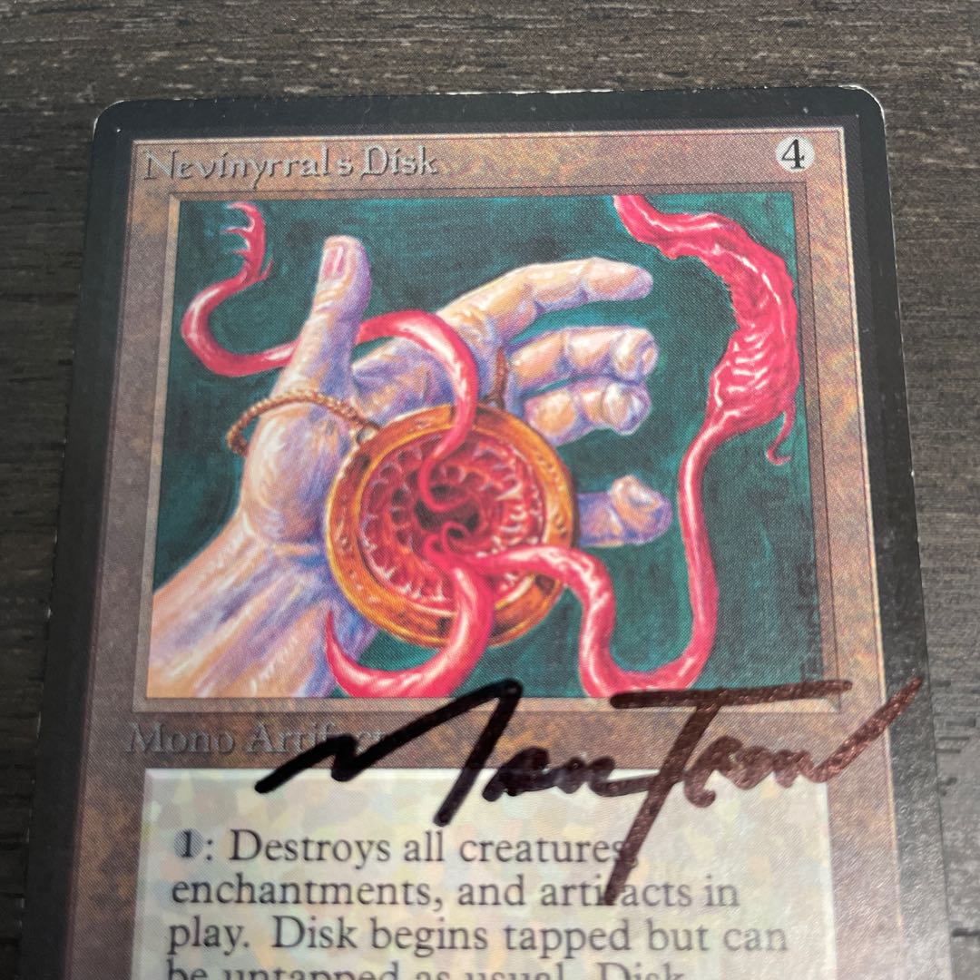 Nevinyrral's Disk/Nevinyrral's Disk LEB signed 1枚
