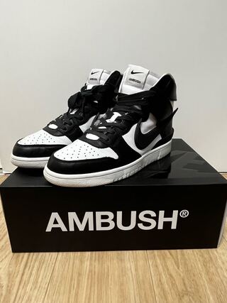 AMBUSH × Nike Dunk High "Black" 27cm 27cm