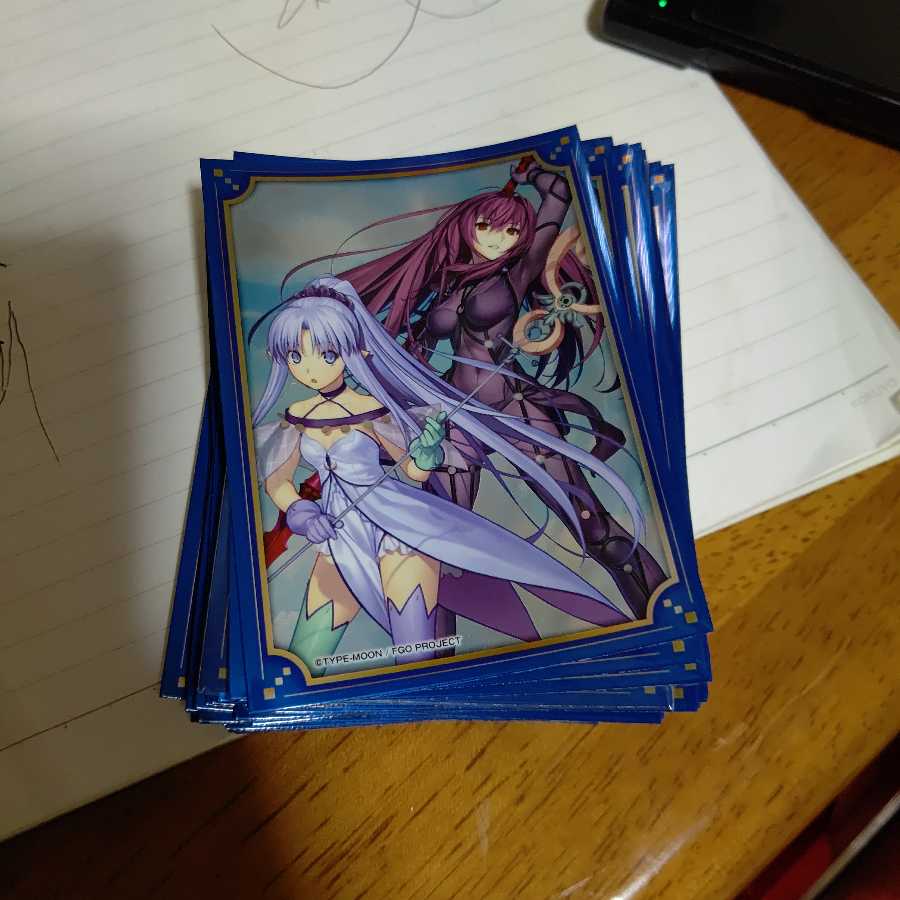 最終値下げ fgoスリーブ40枚 スカサハ メディアリリィ