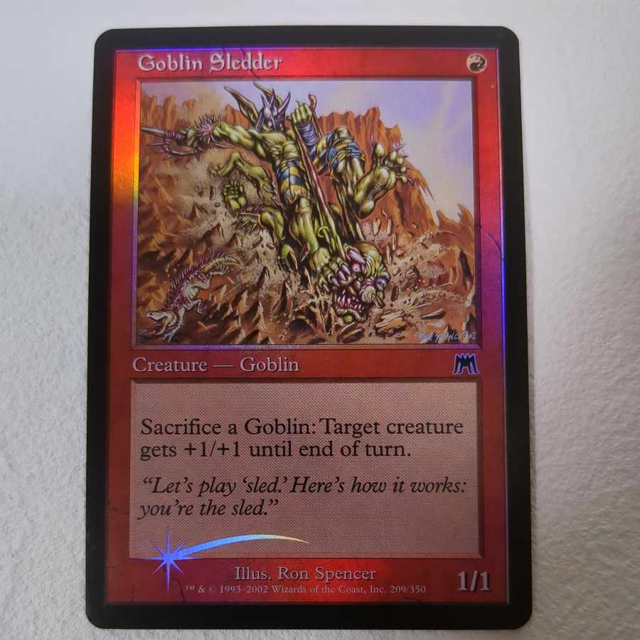 【ONS】foil ゴブリンのそり乗り【英】