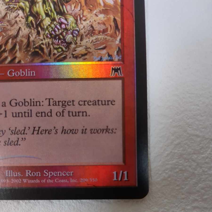 【ONS】foil ゴブリンのそり乗り【英】