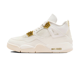 Nike Women's Air Jordan 4 Retro "Metallic Gold" Metallic Gold/Sail 28cm