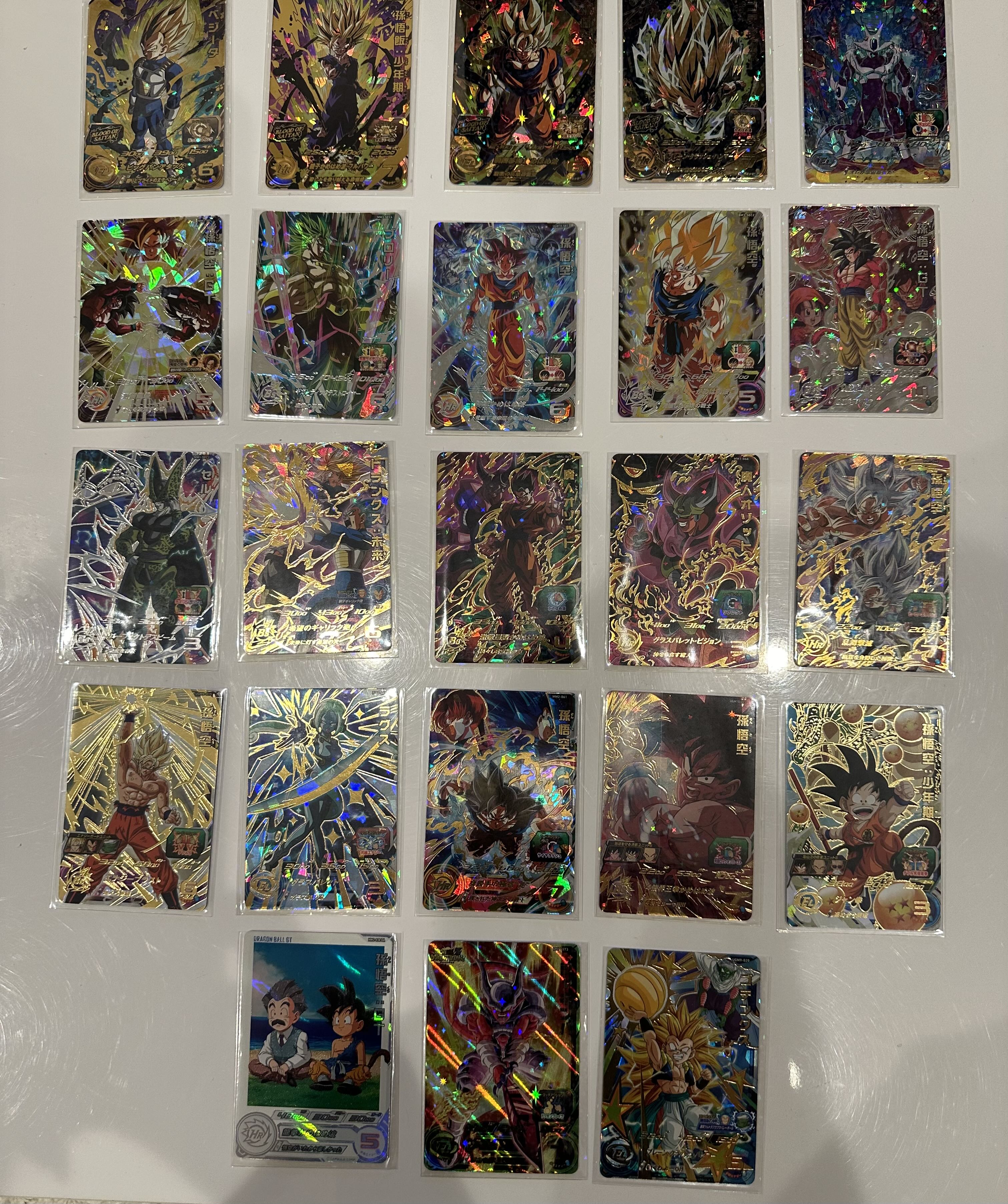 All items are unused and stored neatly in their cases. only SEC.UR are included. All cards are from recent bullets. If you want to sell them individually, please let me know.