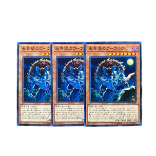 3171【遊戯王】未界域のワーウルフ　3枚セット