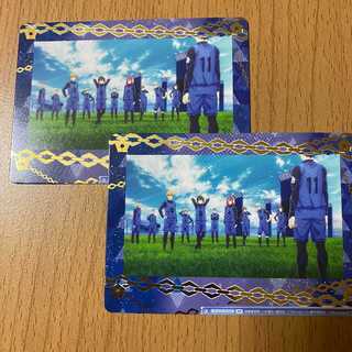 BR 才能の原石たち(裏面箔押し入り) 2枚 ブルーロック