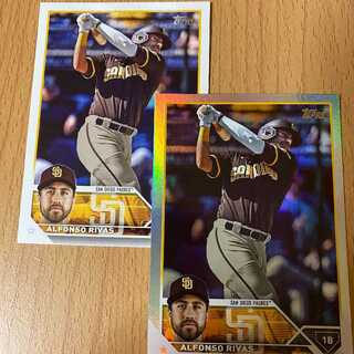 ALFONSO RIVAS 2枚セット topps MLB