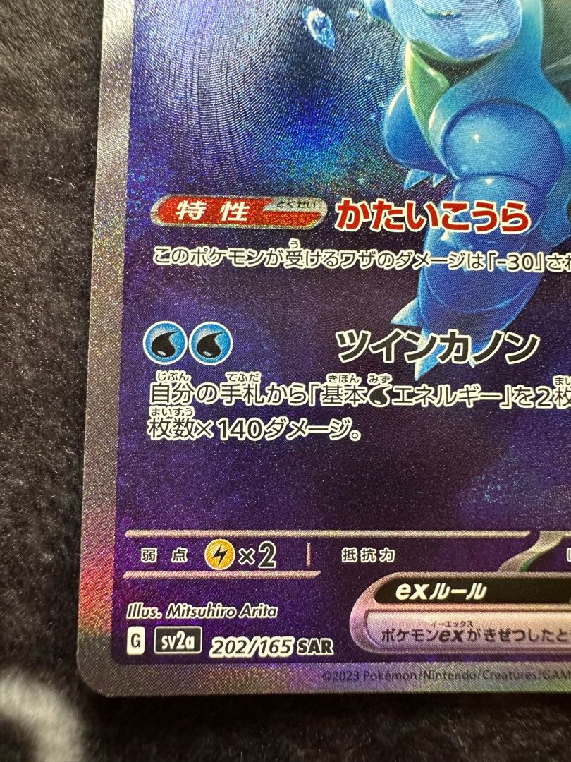 Blastoiseex SAR 202/165