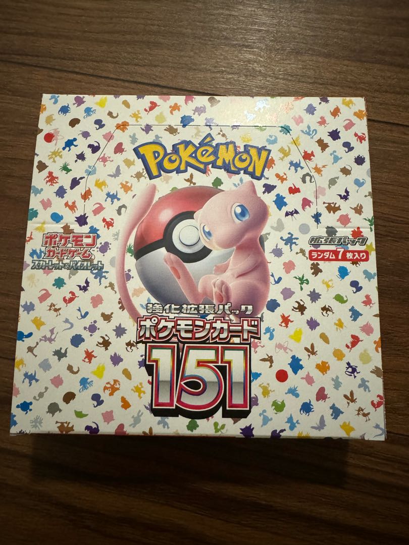 Enhanced Expansion Pack "Pokémon Card 151 (Ichigoichi)" Unopened box 1BOX