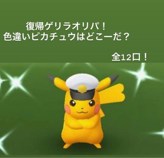 Guerrilla Oripa: Where's the different-colored Pikachu? (7)