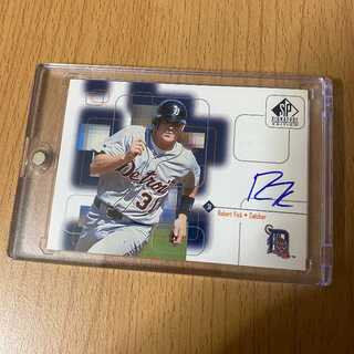 サインカード Robert Fick  Detroit Tigers MLB