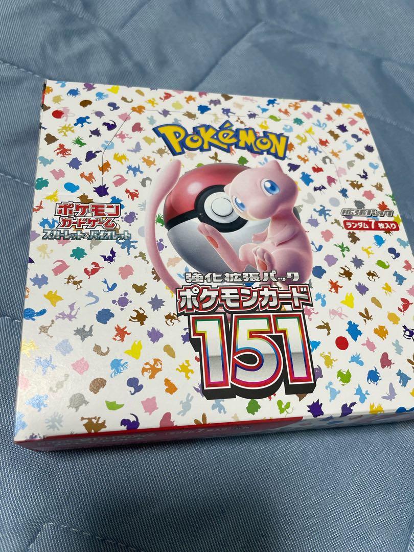 Enhanced Expansion Pack "Pokémon Card 151 (Ichigoichi)" unopened box, purchased from authorized store, no shrink, 1 box. 1BOX