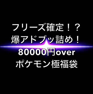 限定1点 ポケモンカードゲーム 爆アド福袋