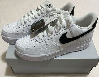NIKE Nike AIR FOECE 1 '07 Air Riryoku 1 HoWight Black 26.5 26.5cm