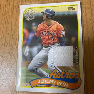 Jeremy Peña Game使用済みメモラビリア relic レリック