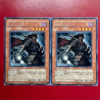 Yu-Gi-Oh Armageddon Knight [PTDN] Rare Character Rare Set of 2