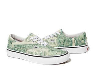 Supreme × Vans Doller Era Green/White/Black 27.5cm