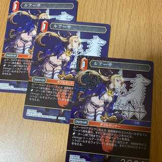 3 Luasa including premium FFTCG Hidden Hope