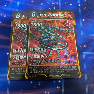 蟲神器　リュウジンオオムカデ　2枚