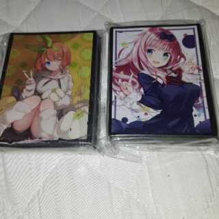 藤原千花 スリーブ＋中野四葉 スリーブ 2点