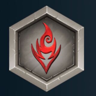 [1 pc] Ruby Guildstock Silver Cryptospells/Ku Squirrel Pe