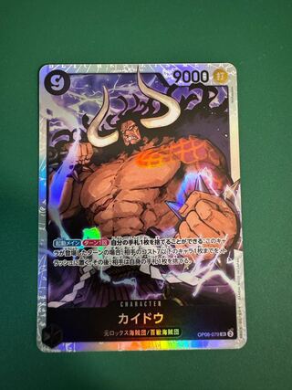 (未使用+おまけ付き)カイドウ SR OP08-079