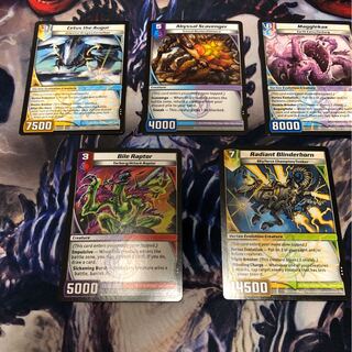 kaijudo Multicolor Civilization Card Set of 5