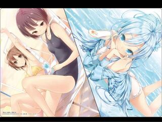 電波女と青春男 ラバーマット 藤和エリオ/御船流子/前川さん　プレイマット