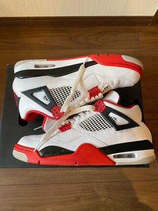 now with a price reduction Nike Air Jordan 4 Retro Og "Moltres Red" HoWight/Black Tech Grey Moltres Red 27.5cm