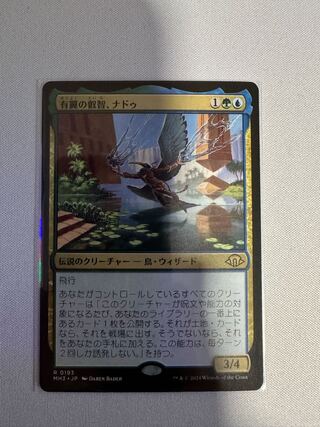 【MTG】有翼の叡智、ナドゥ R 193【MH3】