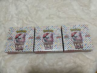 Enhanced Expansion Pack "Pokémon Card 151 (Ichigoichi)" Unopened box 3BOX