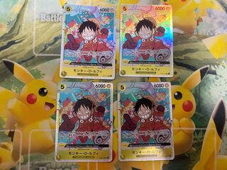 Monkey D. Luffy SR OP07-109 4 sheets