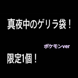 限定１個！真夜中のゲリラ袋！ポケモンカードゲーム！おりぱ 1枚