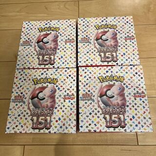 Enhanced Expansion Pack "Pokémon Card 151 (Ichigoichi)" 4 boxes with shrink 4BOX