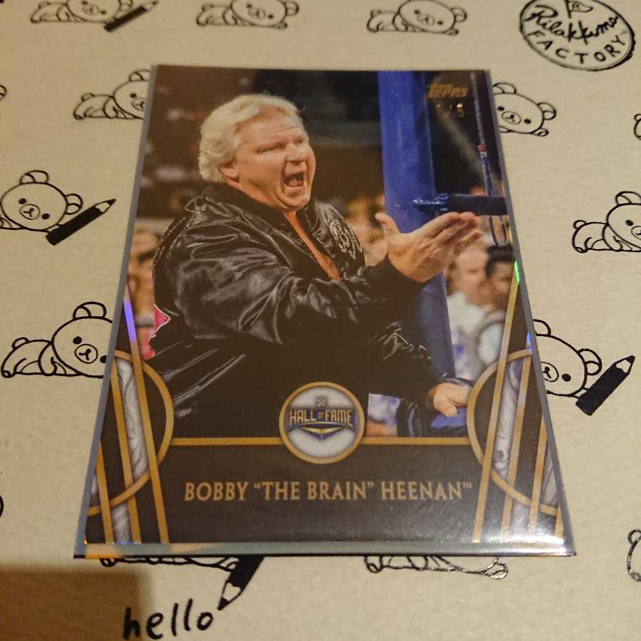 ボビーヒーナン　WWE 1of1 5枚シリアル