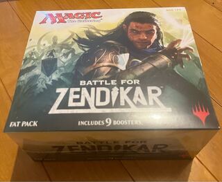 戦乱のゼンディカー　ブースターボックス2箱＋ファットパック(英)のセット　新品未開封　MTG プレミア 3BOX