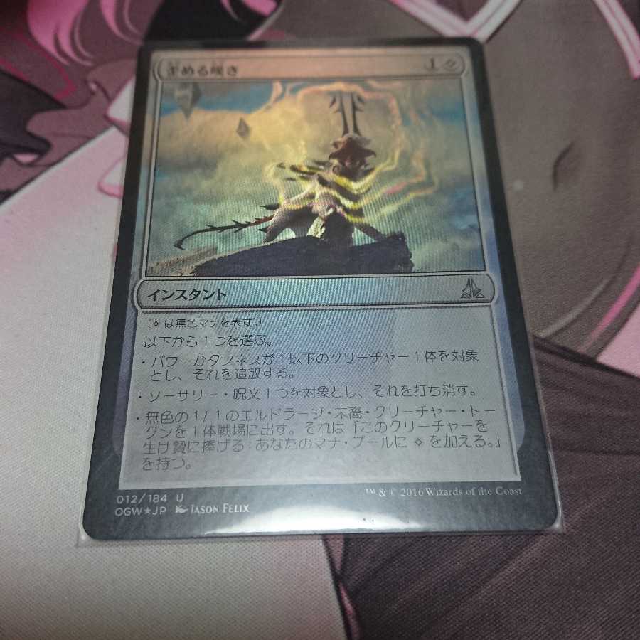 foil 歪める嘆き