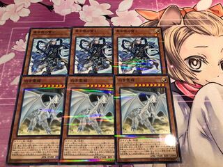 青き眼の賢士 白き霊龍　各3枚セット