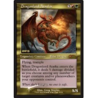 (FOIL)(2015)Dragonlord Atarka/Dragonlord Atarka 《English》 [PRM].